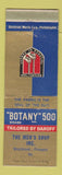 Matchbook Cover - Botany 500 Men's Clothes Westbrook Freeport ME