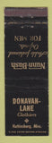 Matchbook Cover - Nunn Bush Men's Shoes Donavan Lane Hattiesburg MS
