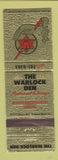 Matchbook Cover - The Warlock Den Pompano Beach FL