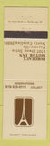 Matchbook Cover - Bordeaux Motor Inn Fayetteville NC
