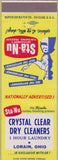 Matchbook Cover - Sta Nu Dry Cleaning Lorain OH girlie