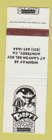 Matchbook Cover - Tarpy's Roadhouse Monterey CA