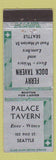 Matchbook Cover - Palace Tavern Ferry Dock Tavern Seattle WA