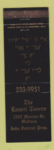 Matchbook Cover - Laurel Tavern Madison WI