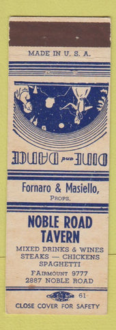 Matchbook Cover - Noble Road Tavern Cleveland Heights OH