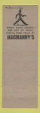 Matchbook Cover - Macmanny's Liquors Chicago IL WEAR