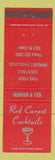 Matchbook Cover - Red Carpet Bar
