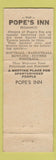 Matchbook Cover - Pope's Inn Columbus OH