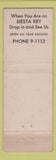 Matchbook Cover - J and K Beach Club Sarasota FL WORN