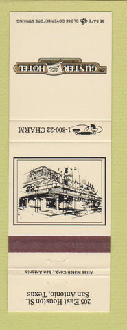 Matchbook Cover - Gunter Hotel San Antonio TX
