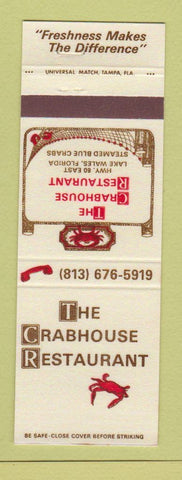 Matchbook Cover - Crabhouse Restaurant Lake Wales FL
