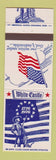 Matchbook Cover - White Castle Hamburgers 1976 Bicentennial