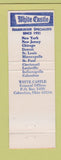 Matchbook Cover - White Castle Hamburgers 1976 Bicentennial