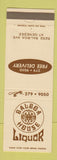 Matchbook Cover - Balboa House Liquor San Diego CA