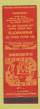 Matchbook Cover - Dodson's Restaurant Savannah GA