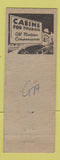 Matchbook Cover - Dodson's Restaurant Savannah GA