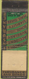 Matchbook Cover - Insurance and Bonds BLANK WORN