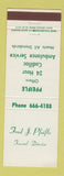 Matchbook Cover - Fred Pfeiffe Funeral Home