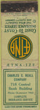 Matchbook Cover - AETNA Insurance Charles Beall POOR