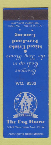 Matchbook Cover - The Dog House Washington DC