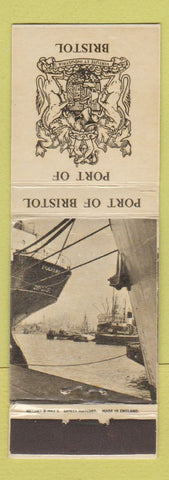Matchbook Cover - Port of Bristol UK England WEAR