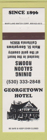Matchbook Cover - Georgetown Hotel Georgetown CA