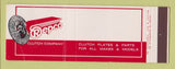 Matchbook Cover - Repco Clutch Australia SAMPLE WEAR