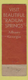 Matchbook Cover - Daniel Ashley Hotel Valdosta GA Hotel Gordon Albany WORN
