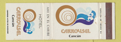 Matchbook Cover - Hotel Carrousel Cancun Mexico