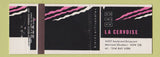 Matchbook Cover - La Cervoise Bar Montreal QC
