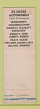 Matchbook Cover - Hawkeye Insurance Arthur Bischoff Belleville IL