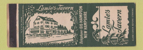 Matchbook Cover - Lamie's Tavern Hampton NH WEAR