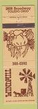 Matchbook Cover - Windmill Toledo OH