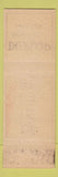 Matchbook Cover - Dunlop Tires Belgium
