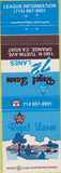 Matchbook Cover - Royal Bowling Lanes Orange CA