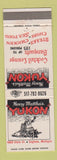 Matchbook Cover - Henry Mattheis Yukon Saginaw MI