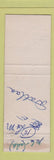 Matchbook Cover - Hotel Whitmore Dallas TX