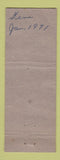 Matchbook Cover - Astor Hotel Miami Beach FL WEAR