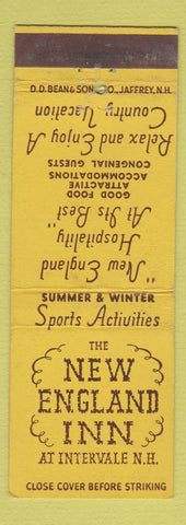 Matchbook Cover - New England Inn Intervale NH DD Bean