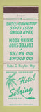 Matchbook Cover - Hotel Sebring FL