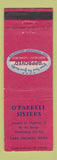 Matchbook Cover - O'Farrell Sisters Restaurant Lake Okoboji IA