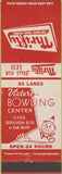 Matchbook Cover - Thrifty Cut Rate Drugs bowling Van Nuys CA