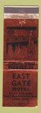 Matchbook Cover - East Gate Motel Lima OH WEAR