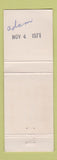 Matchbook Cover - East Gate Motel Lima OH WEAR