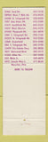 Matchbook Cover - Palace Restaurant Detroit MI WEAR