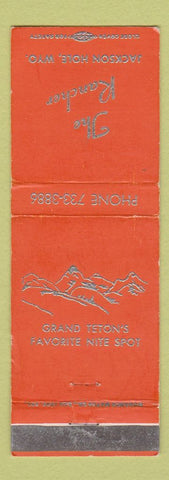 Matchbook Cover - The Rancher Jackson Hole WY WEAR