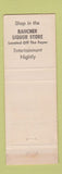 Matchbook Cover - The Rancher Jackson Hole WY WEAR