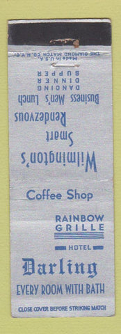 Matchbook Cover - Darling Hotel Rainbow Grille Wilmington DE