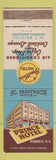 Matchbook Cover - Prince Hotel Bismarck ND WEAR #1
