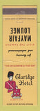 Matchbook Cover - Claridge Hotel Atlantic City NJ Mayfair Lounge